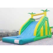 cheap inflatable water slides palm tree jungle